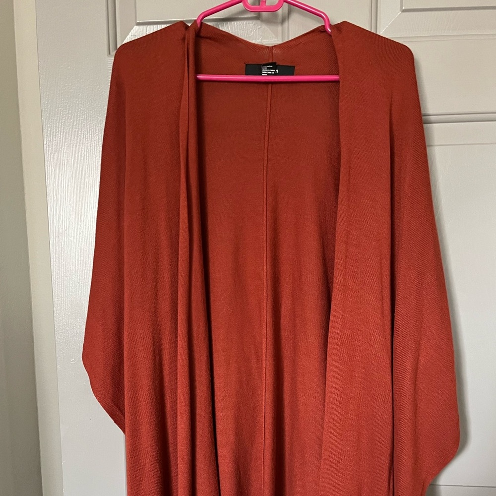 Burnt orange shawl